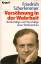 Friedrich Schorlemmer: Versöhnung mit de