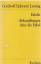 Lessing, Gotthold Ephraim: Fabeln; Abhan