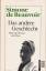 Beauvoir, Simone de: Das andere Geschlec