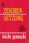 Petra Habecker: Zeichensetzung leicht ge