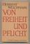 Herbert Weichmann: Von Freiheit und Pfli