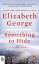 Elizabeth George: Something to Hide