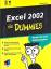 Greg Harvey: Excel 2002 für Dummies