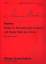 Sonate fuer Klarinette (oder Bratsche) u Sonate fuer Klarinette (oder Bratsche) u