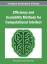Efficiency and Scalability Methods for C Efficiency and Scalability Methods for C
