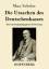 Max Scheler: Die Ursachen des Deutschenh