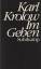 Karl Krolow: Im Gehen. Karl Krolow: Im Gehen.