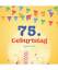 Gästebuch Original, Geburtstag: 75. Gebu Gästebuch Original, Geburtstag: 75. Gebu
