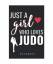 Judo Geschenkidee: JUST A GIRL WHO LOVES