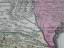 antiquarisches Buch – Seutter Matthaeus – Carribean/Florida/America, anno 1740, Seutter Matthäus "Mappa Geographica Regionem Mexicanam et Floridam. Terrasque adjacentes, ut et Anteriores Americae Insulas, Cursius itidem et Reditus Navigantium versus flumen Missispi et alias Colonias…" Matthias Seutter This is Mathias Seutter's decorative and beautifully engraved version of Delisle's important map of 1703 (Carte du Mexique et de la Floride). It provides a view of North America from the Great Lakes through the West Indies. The British colonies are confined east of the Appalachian Mountains, France controls the Mississippi valley and Florida, and Spain possesses Mexico; political divisions as dictated by the Treaty of Utrecht in 1713. New Mexico is finely described with many native tribes and pueblos noted, including Acoma, Santa Clara, Isleta and more. While geographically nearly identical to Delisle's chart, this map is very ornate with the lower left corner filled with a huge sea battle and the Atlantic filled with four inset plans of Panama, Havana, Cartagena and Vera Cruz. Size of the leaf: 53x62 cm., contemporary colours, only little brownish, printed on thick paper, no cracs or tears. – Bild 5