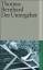 Thomas Bernhard: Der Untergeher
