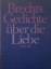 Bertolt Brecht: Brechts Gedichte über di