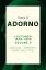 Adorno, Theodor W.: Lectures 1949-1968, 