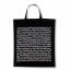 Tote bag Sheet music black / Tragtasche 