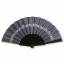 Fan Line of notes black / Black, Fabric 