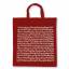 Tote bag Sheet music bordeaux / Burgundy