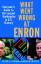 WHAT WENT WRONG AT ENRON