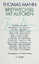 Thomas Mann: Briefwechsel mit Autoren / Thomas Mann: Briefwechsel mit Autoren /