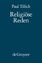 Paul Tillich: Religioese Reden