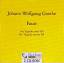 Goethe, Johann W von: Faust - Reclam-Kla