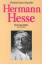 Schneider, Christian I: Hermann Hesse