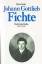 Peter Rohs: Johann Gottlieb Fichte Peter Rohs: Johann Gottlieb Fichte