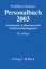 Hrsg. von Küttner, Wolfdieter: Personalb