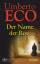 Umberto Eco: Der Name der Rose