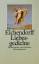 gebrauchtes Buch – Eichendorff, Joseph von – Liebesgedichte. Herausgegeben und mit einem Nachwort von Wilfrid Lutz. Mit einer Zeittafel. - (=Insel-Taschenbuch, it 2591). – Bild 1
