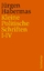 Jürgen Habermas: Kleine Politische Schri