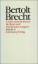 Bertolt Brecht: Werke. Große kommentiert