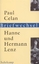 LENZ, HERMANN und PAUL CELAN -: Paul Cel