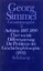 Georg Simmel: Aufsätze 1887-1890. Über s