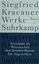 Siegfried Kracauer: Werke in neun Bänden