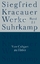 Siegfried Kracauer: Werke in neun Bänden