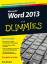 Dan Gookin: Word 2013 für Dummies