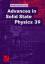 Advances in Solid State Physics 39