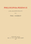 Paul Häberlin: Philosophia Perennis - Ei Paul Häberlin: Philosophia Perennis - Ei
