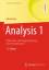 Otto Forster: Analysis 1., Differential-