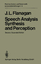 Flanagan, James L: Speech Analysis Synth