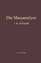 Heinrich Menzel: Die Massanalyse / Heinr