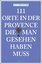 Ralf Nestmeyer: 111 Orte in der Provence Ralf Nestmeyer: 111 Orte in der Provence