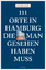 Jochen Reiss: 111 Orte in Hamburg, die m