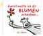 gebrauchtes Buch – Jens Dobbers – Zuerst wollte ich dir Blumen schenken – Bild 1