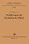 W Blaschke: Einführung in die Geometrie W Blaschke: Einführung in die Geometrie