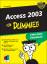 John Kaufeld: Access 2003 für Dummies vo