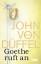 von Düffel, John; Düffel, John von: Goet