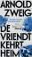 Arnold Zweig: De Vriendt kehrt heim