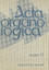 Alfred Reichling: Acta Organologica Band