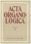 Alfred Reichling: Acta Organologica Band